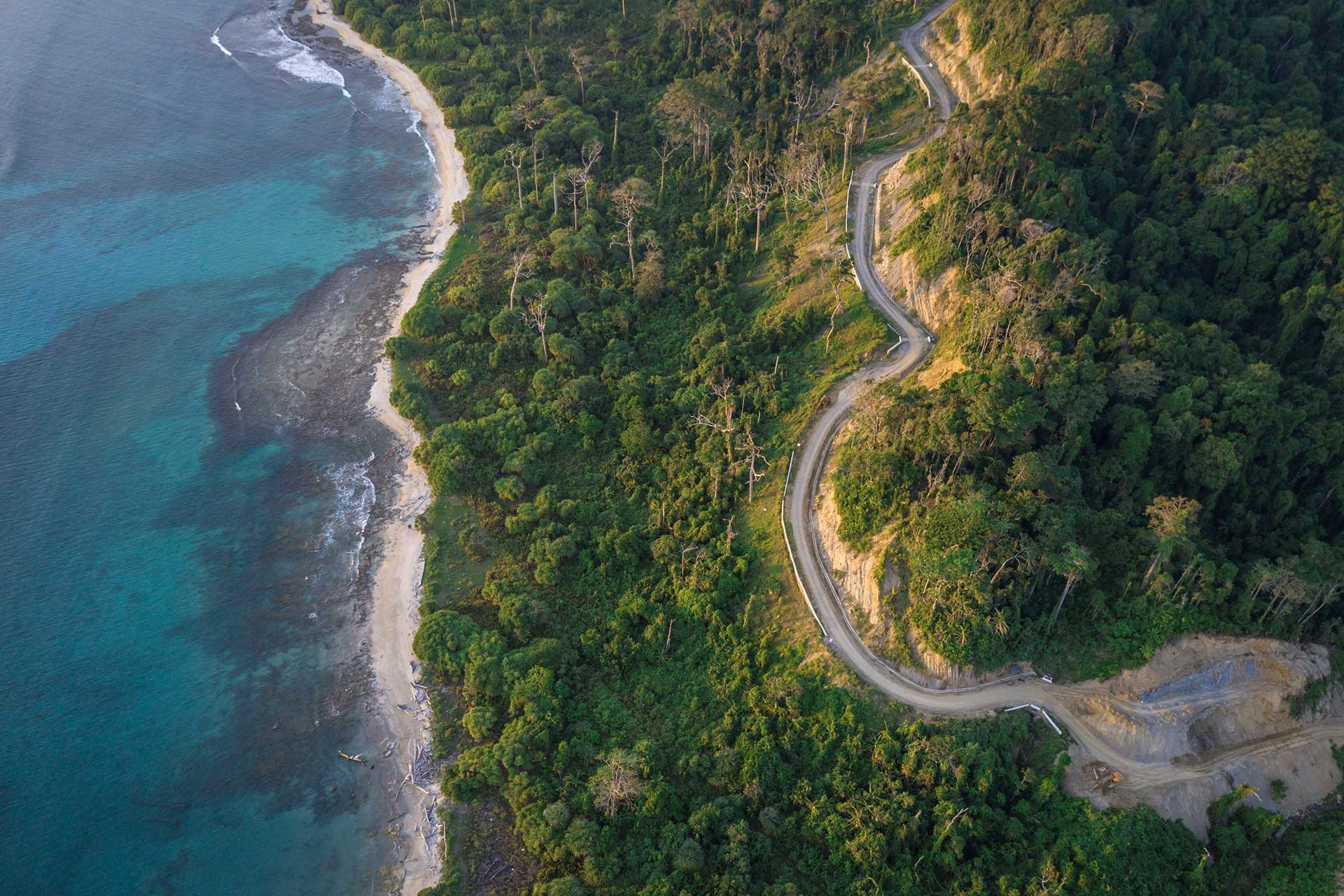 great nicobar aerial view