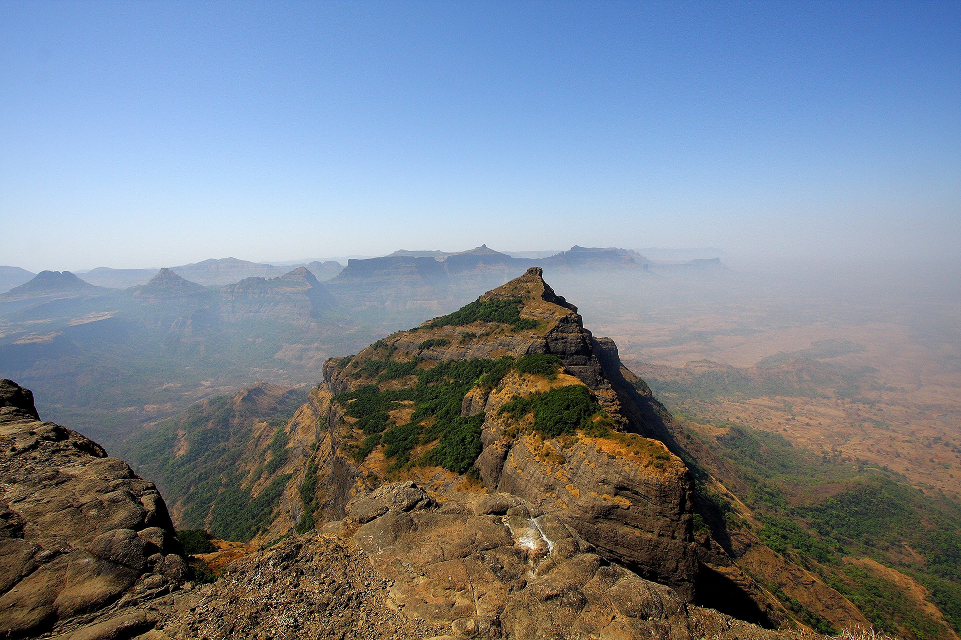 Kalbhairav pinnacle as seen from Konkankada